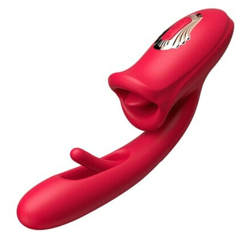 Muse - Mouth Shaped Biting G Spot Soother with Vibration & Flapping