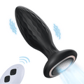 ERO - LED Light 360° Rotation & Vibration Remote Control Anal Plug For Solo or Couple