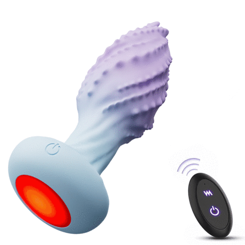 Little Monster 360° Rotating Anal Vibrator 10 Vibration Frequencies 7-Color LED Light
