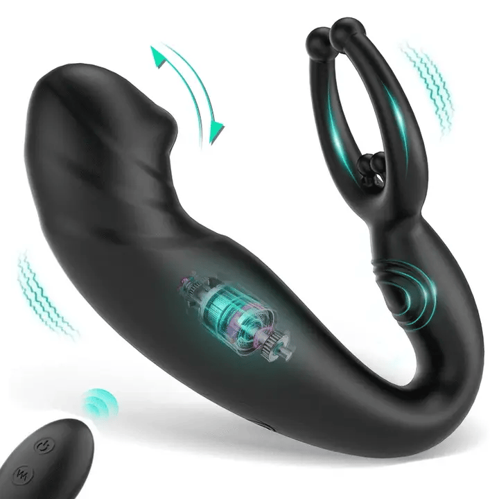 Ark - Bead Massage P-Spot 9 Vibrating Prostate Massager with Remote Control
