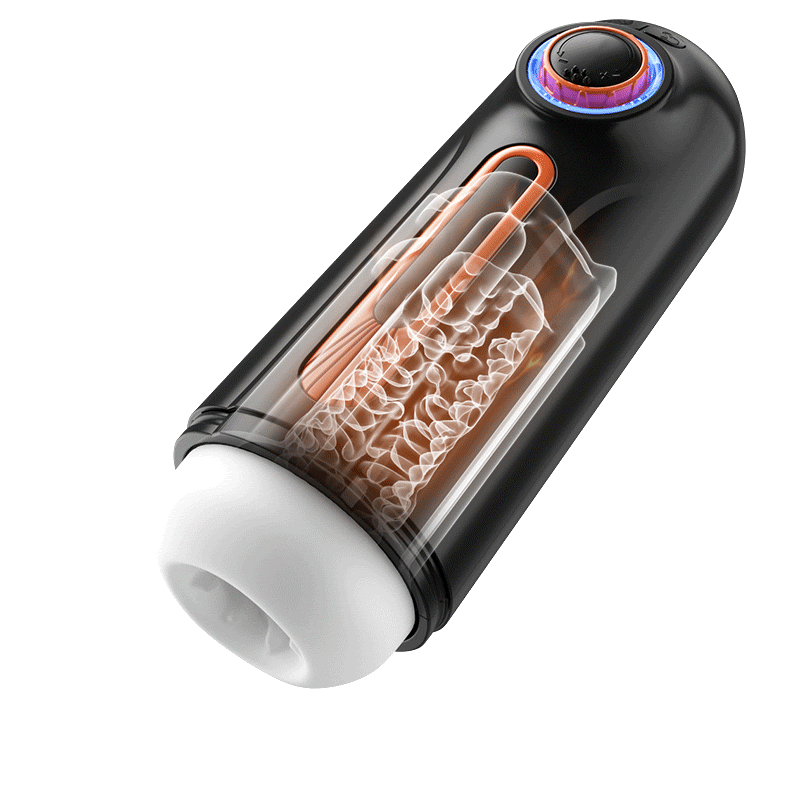 Allen - 6-in-1 Thrusting, Vibrating & Heating Blow Job Masturbator Cup with 4 Suction Modes