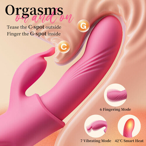 Rider - Finger Vibrator - Smart G-spot & Clitoral Stimulator Magnetic Attachment