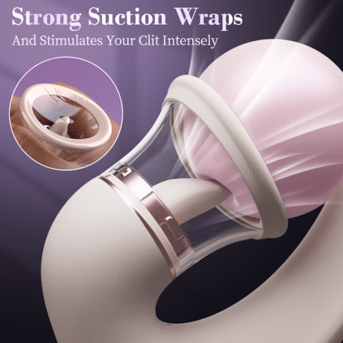 Daisy - Tongue Licking Suction Arousal Clitoral G-spot Vibrator for Blended Orgasms