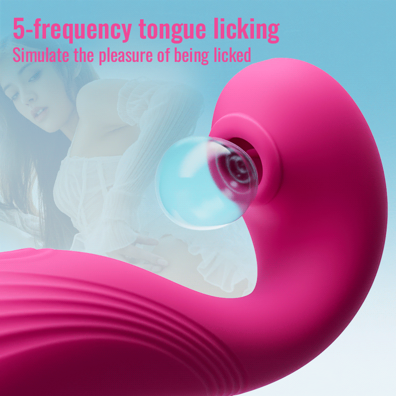 Nami - TRIPLE AROUSAL Clitoral Sucking Tongue Licking Flapping G-spot Vibrator