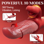 【Ultra Realistic】Diva - Deep Wriggle Prolonged Pleasure Licking Swing Tongue Vibrators for Female Couples Games