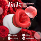 Sofia - Mouth Tongue 4 In 1 Licking& Biting & Sucking & Vibrating Clitoral Vibrator