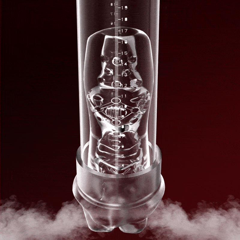 Dema - Vibrating & Sucking 2 IN 1 Lips Penis Pumps Male Sex Toys