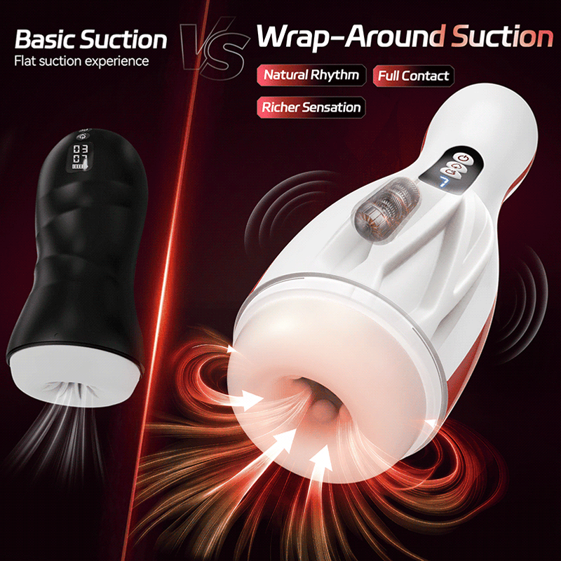 Pama - Automatic Male Masturbator Suction & Vibration Stroker for Men