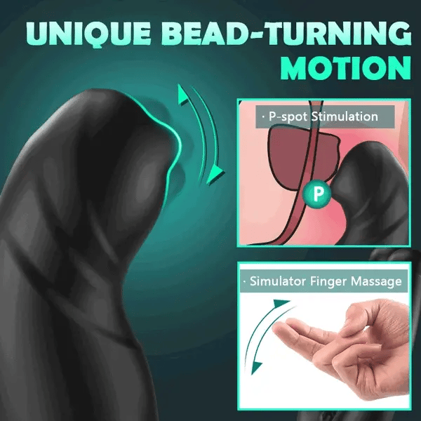 Ark - Bead Massage P-Spot 9 Vibrating Prostate Massager with Remote Control