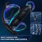 Saul - Thrusting & 12 -Vibrating Cock Rings Prostate Massager