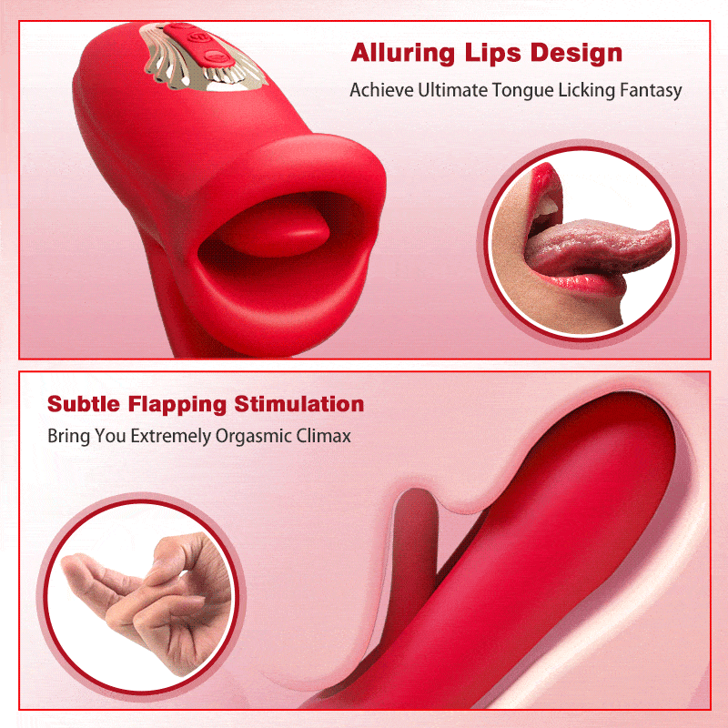 Muse - Mouth Shaped Biting G Spot Soother with Vibration & Flapping