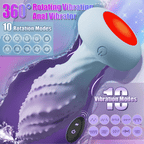 Little Monster 360° Rotating Anal Vibrator 10 Vibration Frequencies 7-Color LED Light
