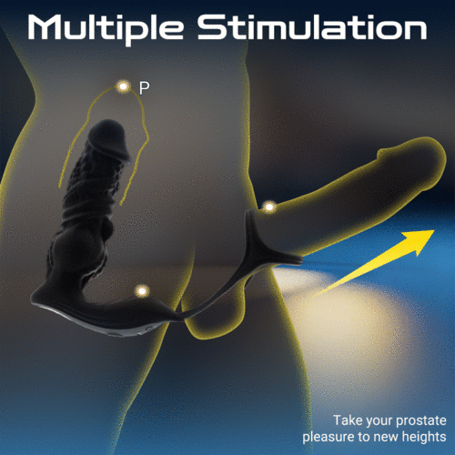 Leon - Strong Strike Enhanced Version 6-in-1 Rapid Thrusting Remote & App-Controlled Prostate Massager