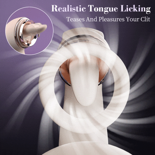 Daisy - Tongue Licking Suction Arousal Clitoral G-spot Vibrator for Blended Orgasms
