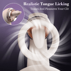 Daisy - Tongue Licking Suction Arousal Clitoral G-spot Vibrator for Blended Orgasms