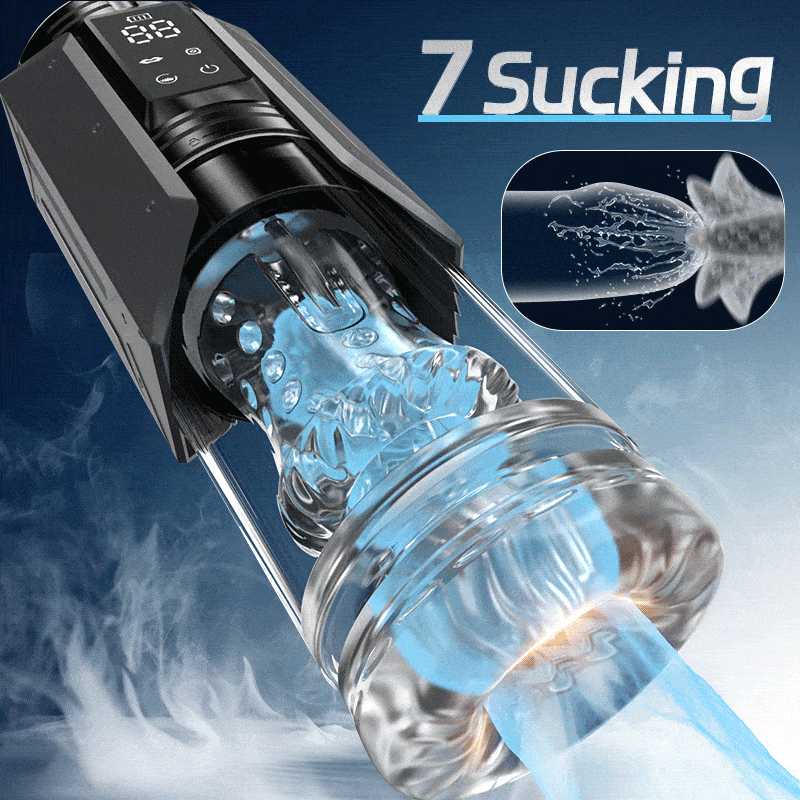 King -Powerful Suction 360° Deep Tight Wrapping Easy to Clean Masturbator