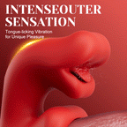 【Ultra Realistic】Diva - Deep Wriggle Prolonged Pleasure Licking Swing Tongue Vibrators for Female Couples Games
