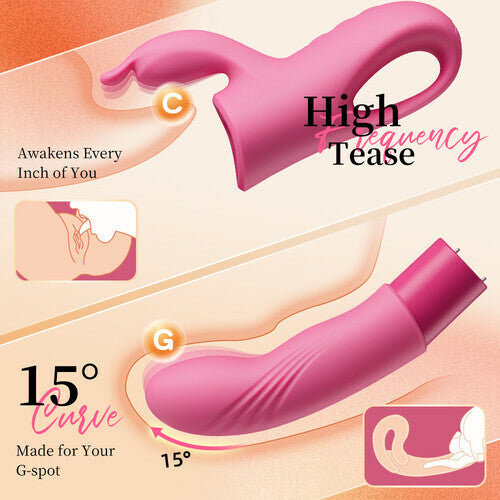 Rider - Finger Vibrator - Smart G-spot & Clitoral Stimulator Magnetic Attachment