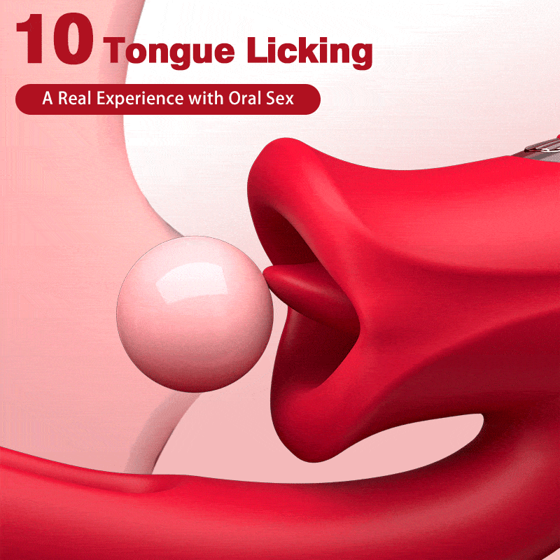 Muse - Mouth Shaped Biting G Spot Soother with Vibration & Flapping