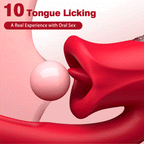 Muse - Mouth Shaped Biting G Spot Soother with Vibration & Flapping