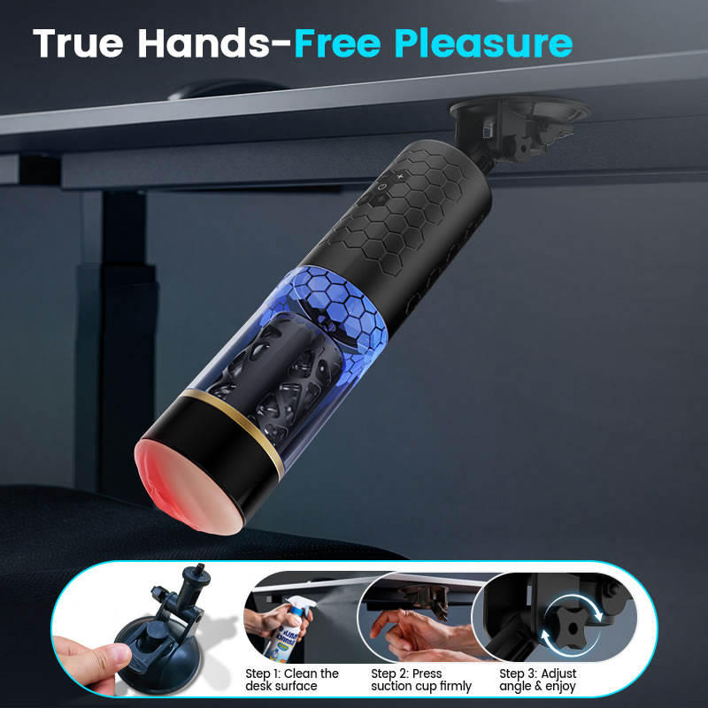 STORM - Intense Thrusting & Spinning Hands-Free Thrusting Rotating Blowjob Machine