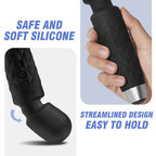 Mas - 8 Speeds 20 Frequencies Vibrating AV Clitoral G-Spot Massager