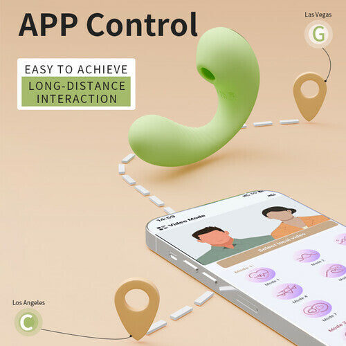Egg - APP Control Clit sucking Egg Vibrator with Dust-proof Charging Box
