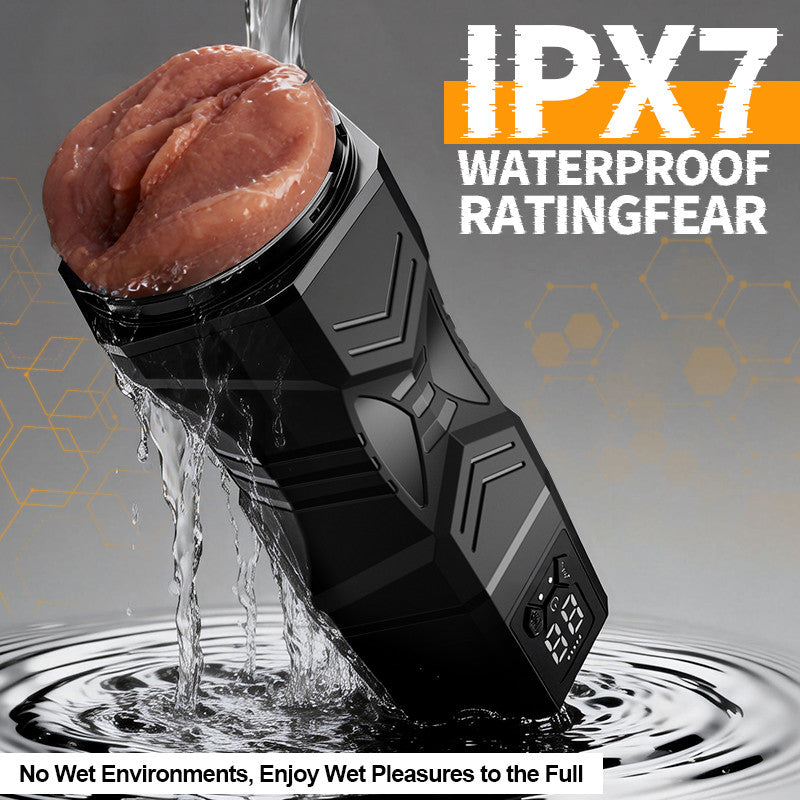 Titan - 6.5 Inch Massive Real Feel Ergonomic Grip Unbeatable Value Blowjob Stroker