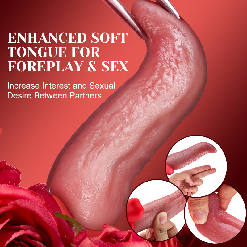 【Ultra Realistic】Diva - Deep Wriggle Prolonged Pleasure Licking Swing Tongue Vibrators for Female Couples Games