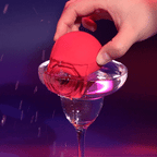 Eve - Rose-Patterned Clitoral Stimulator, 7-Speed Suction Bullet Vibrator