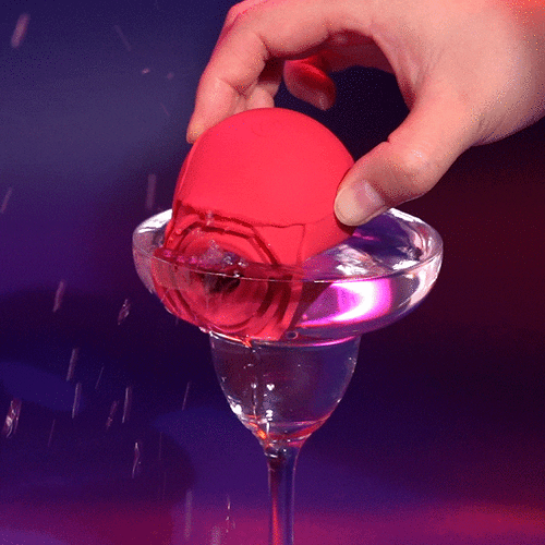 Eve - Rose-Patterned Clitoral Stimulator, 7-Speed Suction Bullet Vibrator