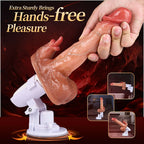 Sex Machine 90° Automatic 11.5 IN Adjustable 8 Thrusting & Vibrating & Licking Dildo for Sale