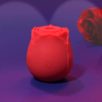 Eve - Rose-Patterned Clitoral Stimulator, 7-Speed Suction Bullet Vibrator