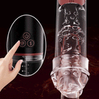 Dema - Vibrating & Sucking 2 IN 1 Lips Penis Pumps Male Sex Toys