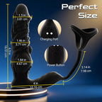 Leon - Strong Strike Enhanced Version 6-in-1 Rapid Thrusting Remote & App-Controlled Prostate Massager