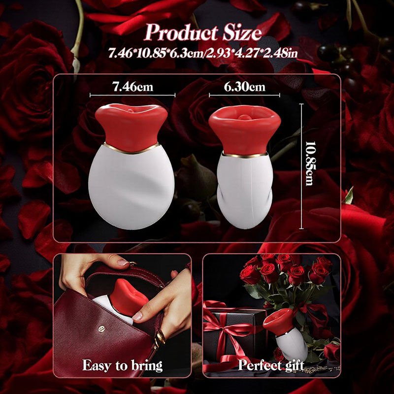Sofia - Mouth Tongue 4 In 1 Licking& Biting & Sucking & Vibrating Clitoral Vibrator