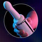 Midi - Pyro Heating 7 Thrusting & Vibration 2 In 1 Dildo Machine
