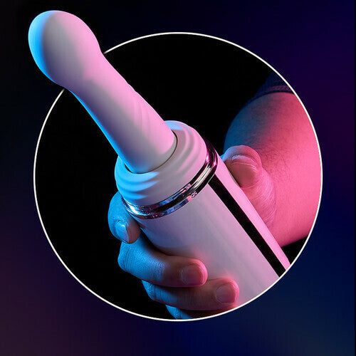 Midi - Pyro Heating 7 Thrusting & Vibration 2 In 1 Dildo Machine