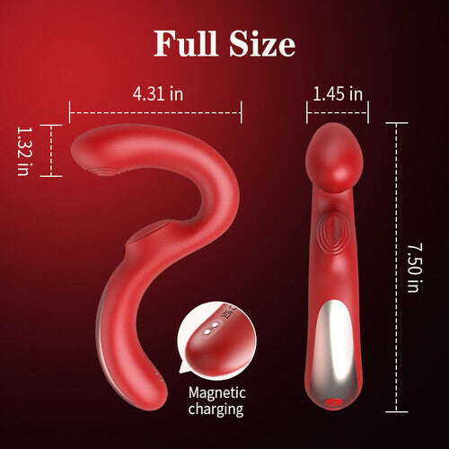 Ova - U-Design Double Stimulation For Clit & G-spot Vibrator With Tapping Mode
