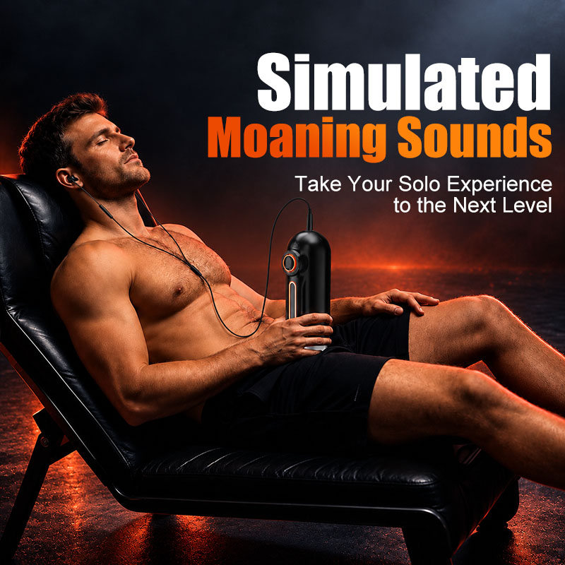 Allen - 6-in-1 Thrusting, Vibrating & Heating Blow Job Masturbator Cup with 4 Suction Modes