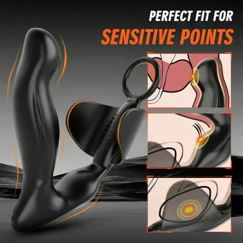 Nova - 10 Vibrating 42°C Heating Prostate & Perineal Massager