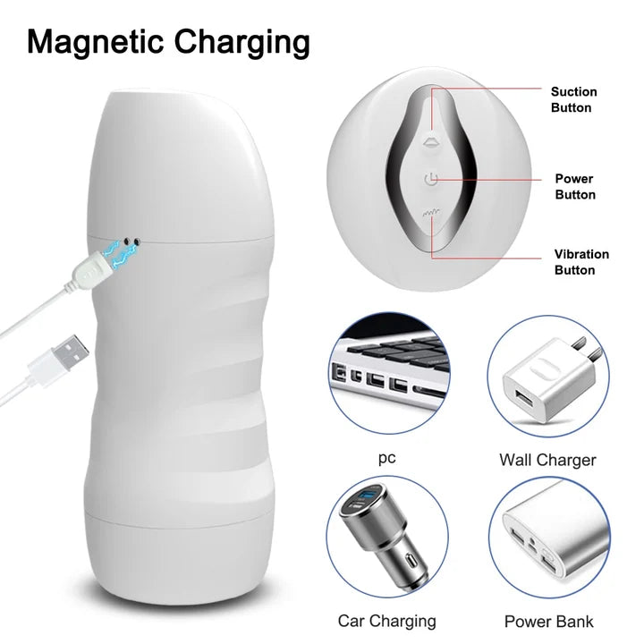 TON - Automatic Sucking Male Mastubator Blowjob Masturbation Equipment Machine