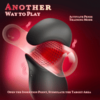 Queen - 9 Vibrations 4 Clamping Suctions Clamping Suction Oral Simulation Male Masturbator