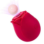 Eve - Rose-Patterned Clitoral Stimulator, 7-Speed Suction Bullet Vibrator
